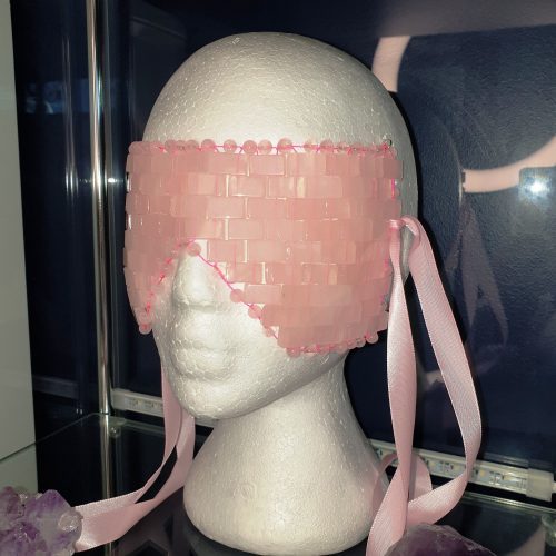 Aurelia Energy Healing - Rose Quartz Crystal Eye Mask -LIMITED EDITION