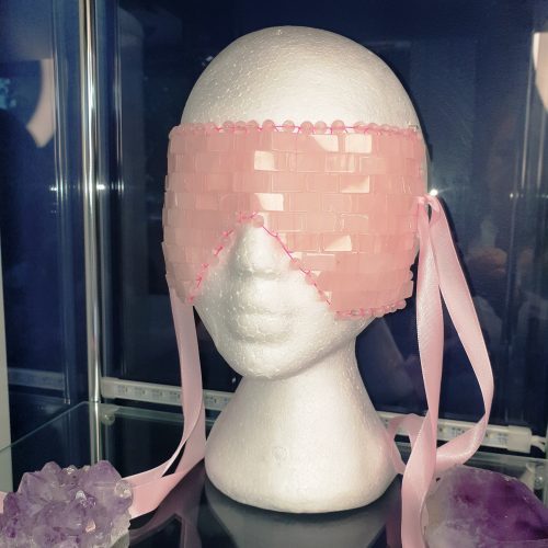 Aurelia Energy Healing - Rose Quartz Crystal Eye Mask -LIMITED EDITION