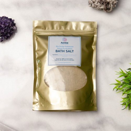 Detox Purification Bath Salt, Bio-Scalar Wave Charged by Aurelia